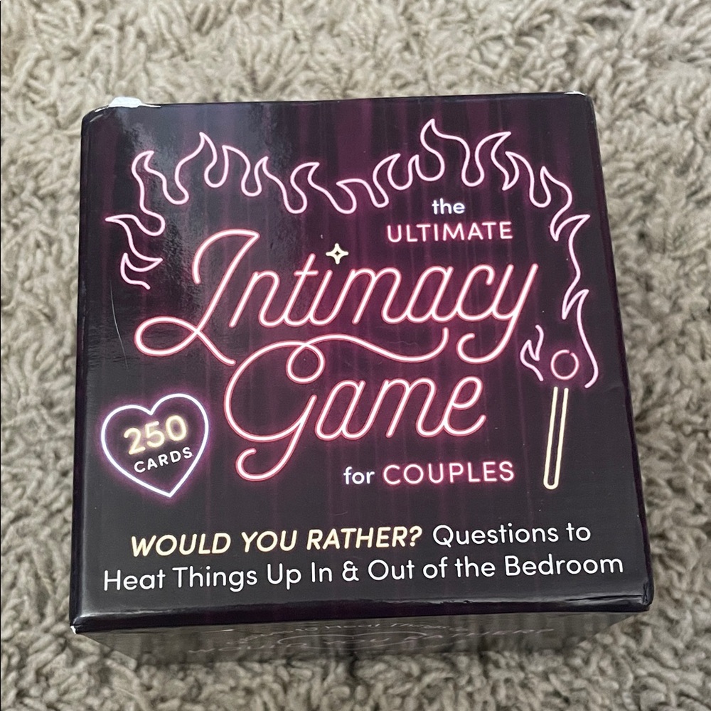 Intimacy game for couples